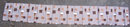Vintage Brown Dots and Squares Mod Very Long Scarf
