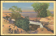 Postcard of Natural Bridge Petrified Forest, Arizona
