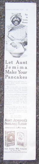 Let Aunt Jemima Make Your Pancakes 1916 LHJ Ad