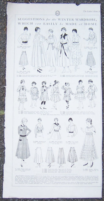 Winter Wardrobe Suggestions Easily Made 1916 LHJ Page