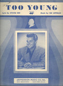 Too Young Sung by Johnny Desmond in 1951 Sheet Music