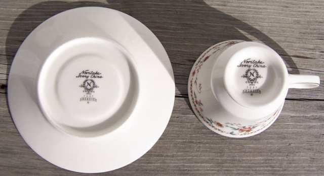 Vintage Noritake China Adagio Cup and Saucer