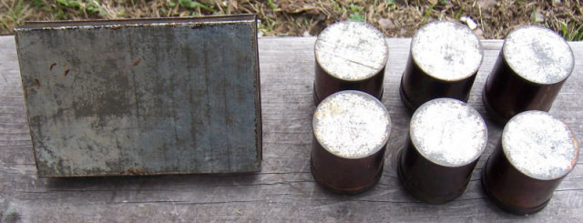 Metal Spice Carrying Caddy and Six Canisters with Lids
