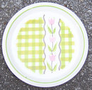 Mikasa China Country Gingham Mint Taffy Small Plate
