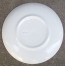 Vintage Brown Floral USA Pottery Small Plate