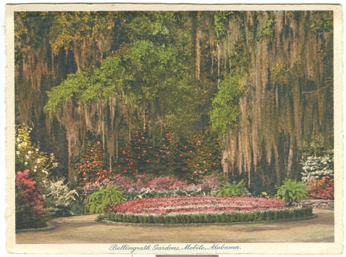 Postcard of Bellingrath Gardens, Mobile, Alabama
