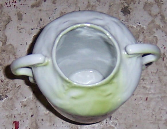 Victorian Small Flower Vase With Lady Standing on Fish