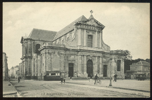 Postcard of La Cathedrale, La Rochelle, France