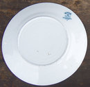 Flow Blue New Wharf Pottery Venice Dinner Plate