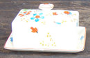 James Kent Fenton Butter Dish With Deco Flowers