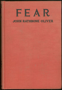 Fear The Autobiography of James Edwards by John Oliver
