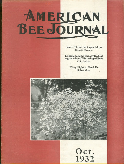 American Bee Journal October 1932 Honey Cream on Sale