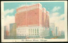 Postcard of The Palmer House, Chicago, Illinois 1943