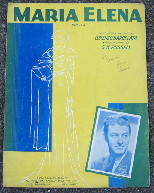 Maria Elena Waltz Featured by Johnny Long 1941 Music