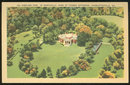 Postcard of Airplane View of Monticello, Virginia