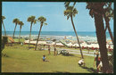 Postcard of Beach and Palms Daytona Beach, Florida