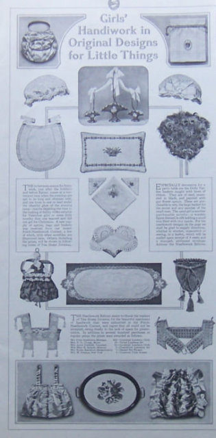 Girl's Handiwork in Original Designs 1917 LHJ Page