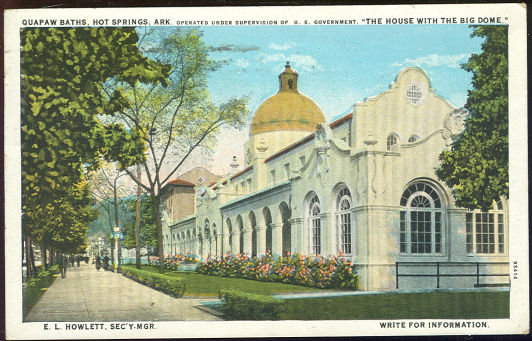Quapaw Baths, Hot Springs, Arkansas House With Big Dome