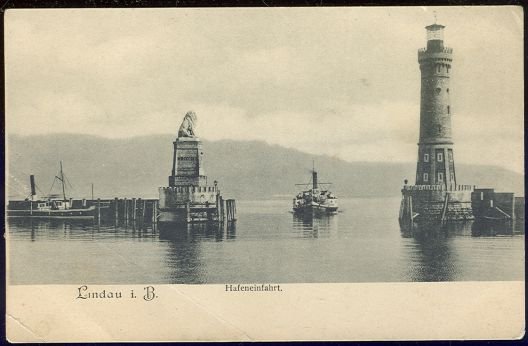 Postcard of Lindau im Bodensee Hafeneinfahrt, Germany