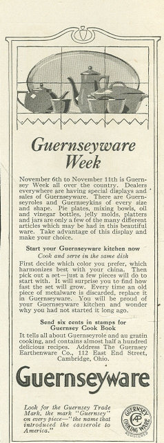 Guernseywareware 1916 Ladies Home Journal Ad