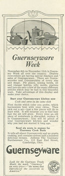 Guernseywareware 1916 Ladies Home Journal Ad