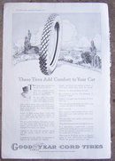 Goodyear Cord Tires, Akron 1916 Magazine Advertisement
