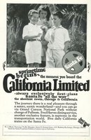 Santa Fe California Limited 1925 Advertisement