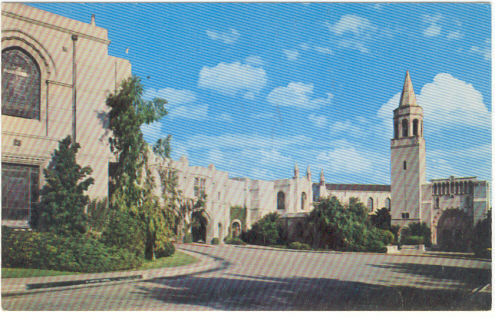 Postcard of Forest Lawn Mausoleum Memorial Park