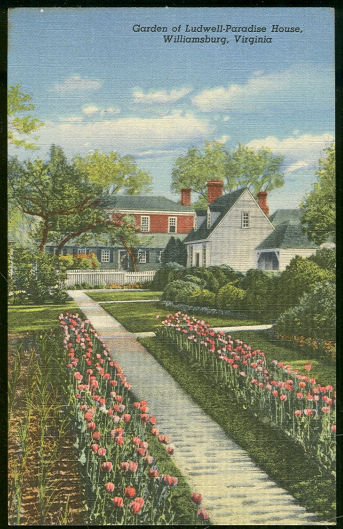 Garden of Ludwell-Paradise House Williamsburg, Virginia