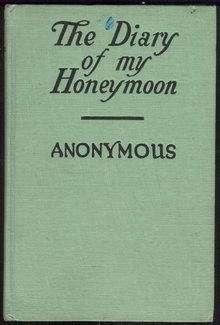 Diary of My Honeymoon by Anonymous 1910 Romance