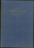 Letters of John Welsh Minister to the Court St. James