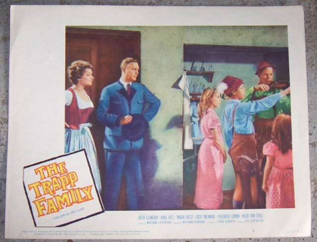Orginal Lobby Card Trapp Family 1960 20th Century Fox