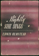 Nightly She Sings by Edwin Olmstead 1937 Mystery in DJ