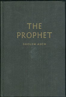 Prophet by Sholen Asch 1955 1st edition Fiction