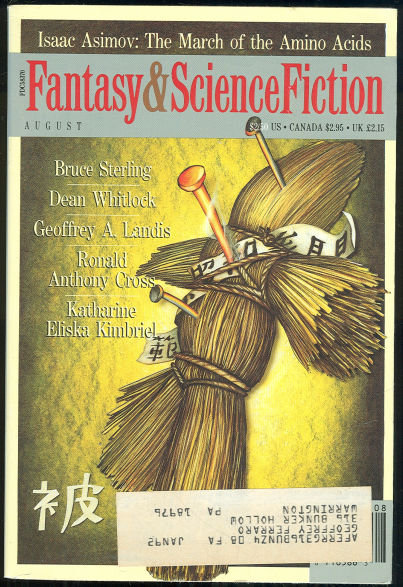 Magazine of Fantasy and Science Fiction August 1991