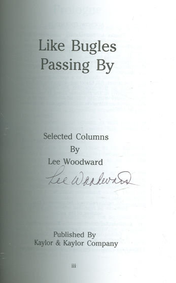 Like Bugles Passing Selected Columns by Lee Woodward