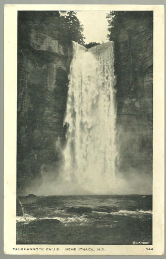 Postcard of Taughannock Falls Near Ithaca, New York