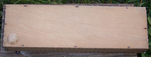 Vintage Pyrography Wooden Tie Box with Gibson Girl