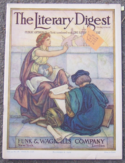 Literary Digest Magazine November 2, 1912 Aviator