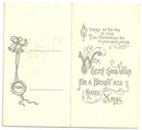 Victorian Christmas Greeting Card Sent to Greet You