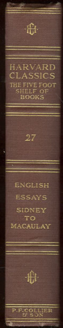 English Essays From Sir Philip Sidney to Macaulay #27