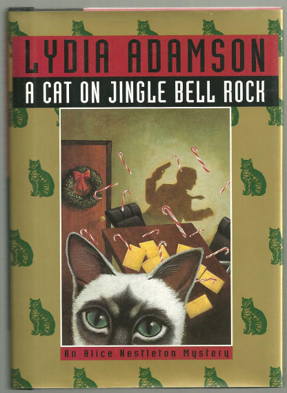 Cat on Jingle Bell Rock by Lydia Adamson 1997 1st ed DJ