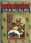Cat on Jingle Bell Rock by Lydia Adamson 1997 1st ed DJ