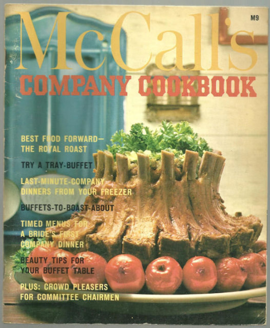 McCall's Book of Company Cookbook 1965 Illustrated