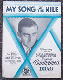 My Song of the Nile Sung by Richard Barthelmess 1929