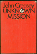 Unknown Mission by John Creasey 1972 1st edition DJ