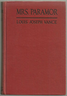 Mrs. Paramor by Louis Joseph Vance 1924 Romance
