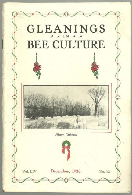 Gleanings in Bee Culture December 1926 Australia