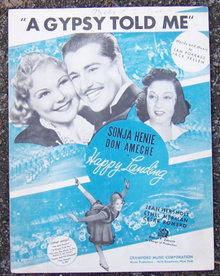 Gypsy Told Me From Happy Landing Sonja Henie 1938 Music