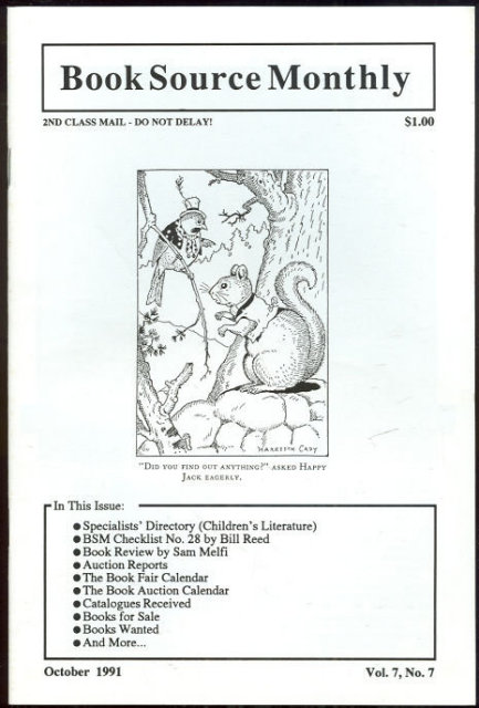 Book Source Monthly Magazine October 1991 Barbara Tuchman